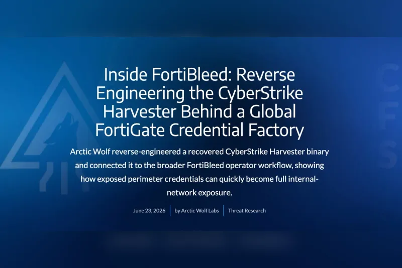Arctic Wolf Labs report: Inside FortiBleed, reverse-engineering the CyberStrike Harvester