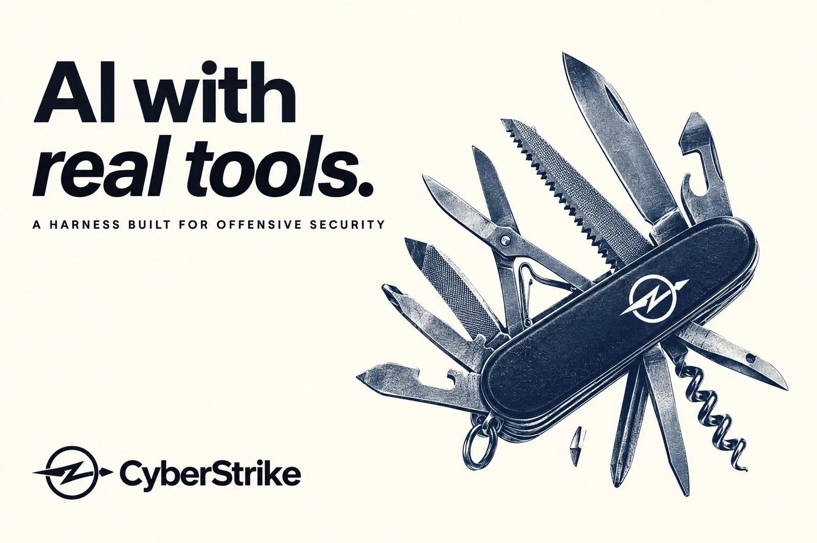AI with real tools: a harness built for offensive security